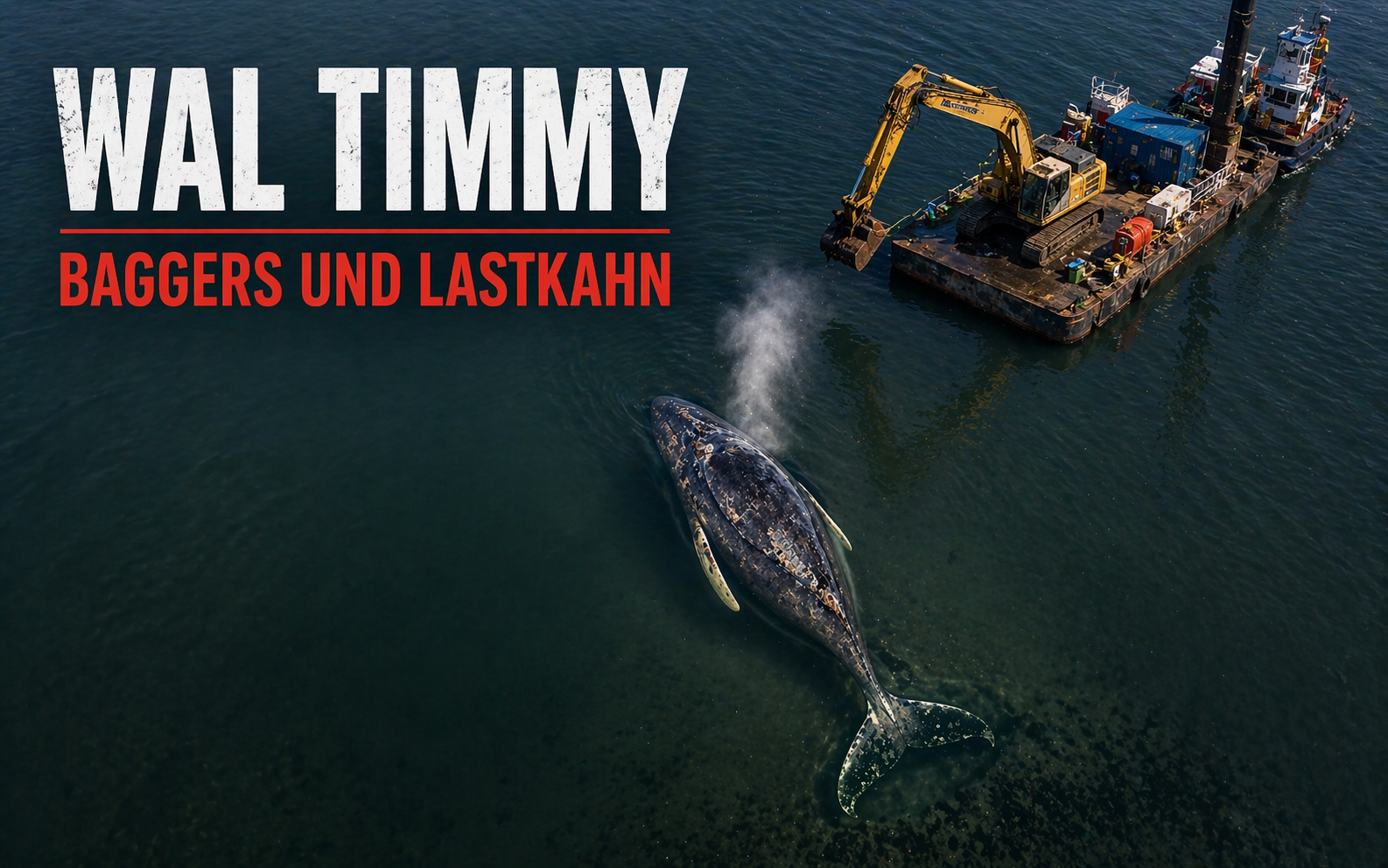 Wal-Rettungsversuch | Lastkahn